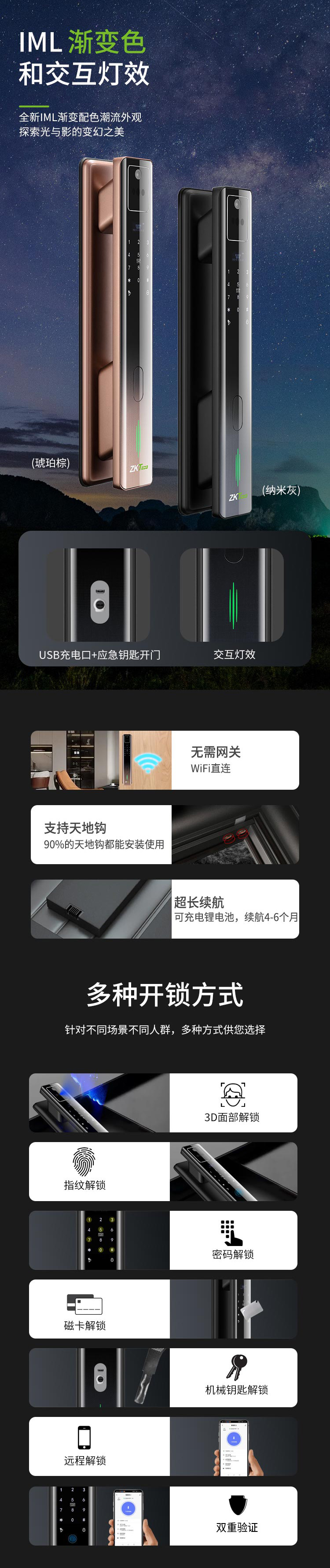 熵基面部鎖升級款ZM300：靈動雙眸，無感喚醒刷臉開門