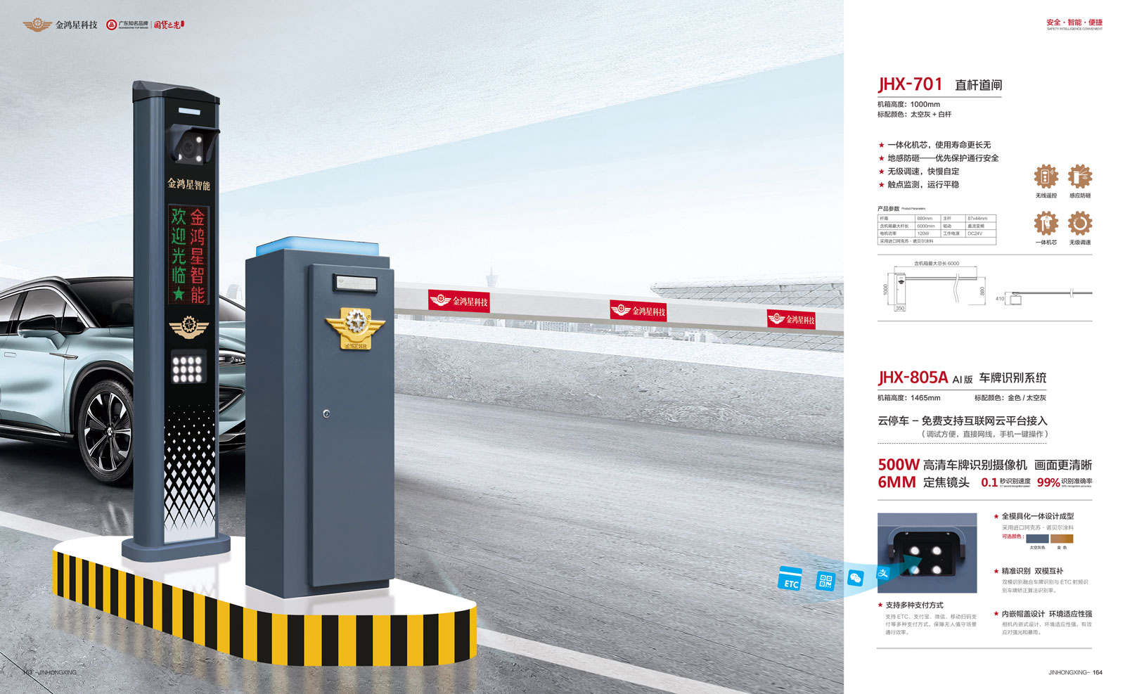 車牌識別系統(tǒng)JHX-805A AI版