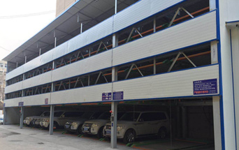 青海電科院（四層升降橫移式）立體車庫(kù)案例 - 中出網(wǎng)-智能出入口門戶