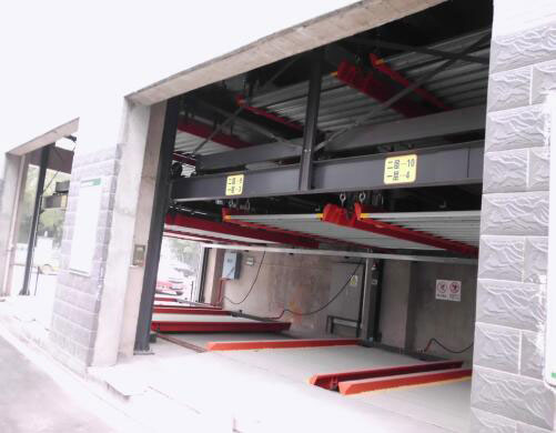 張家界中興大夏立體車庫案例 - 中出網(wǎng)-智能出入口門戶