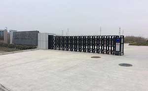 上方電子設備有限公司伸縮門案例 - 中出網(wǎng)-智能出入口門戶
