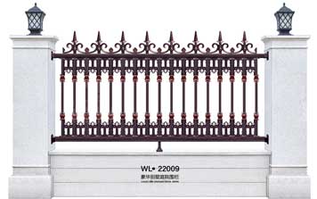 圍墻護欄 - 豪華別墅庭院圍欄WL·22009