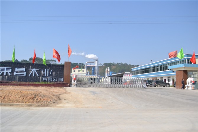 欽州市大寺東昌木業(yè)電動伸縮門案例 - 中出網(wǎng)-智能出入口門戶