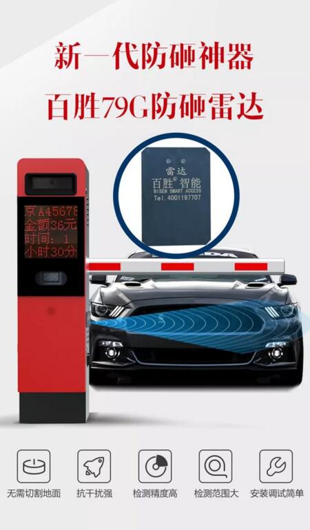 新一代防砸神器，百勝79G防砸雷達(dá)新上市