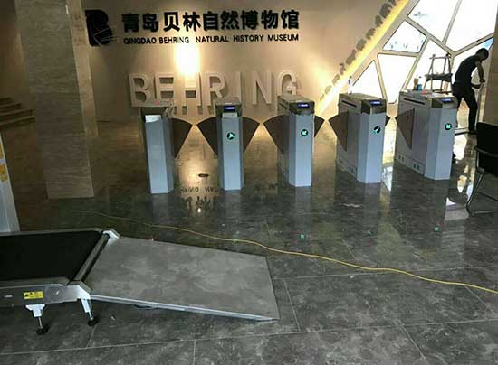 青島貝林博物館通道閘案例 - 中出網(wǎng)-智能出入口門戶