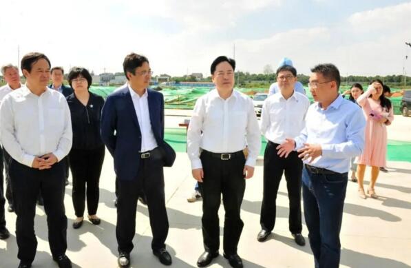 常州市市長陳金虎一行調研江蘇國強新廠區(qū)