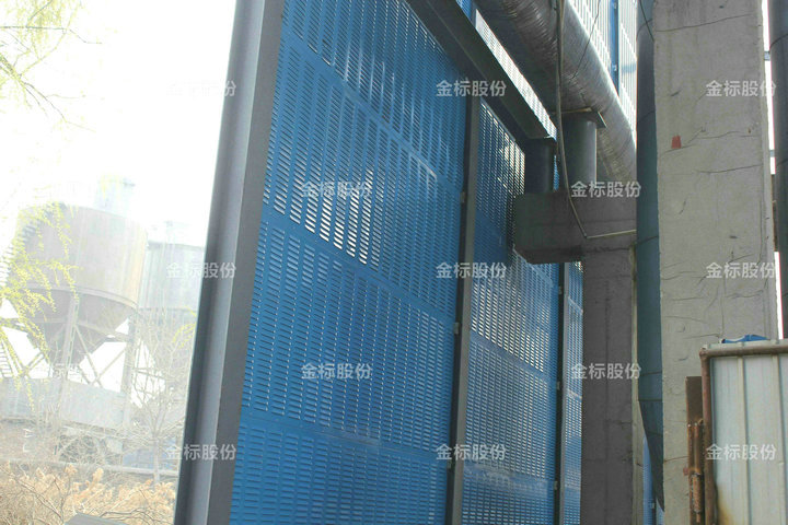 石家莊欒城電廠聲屏障護欄案例 - 中出網(wǎng)-智能出入口門戶