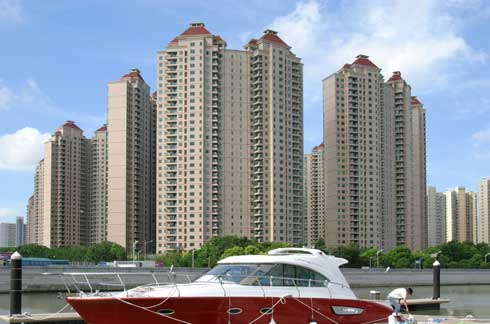 上海仁恒河濱花園自動門案例 - 中出網(wǎng)-智能出入口門戶