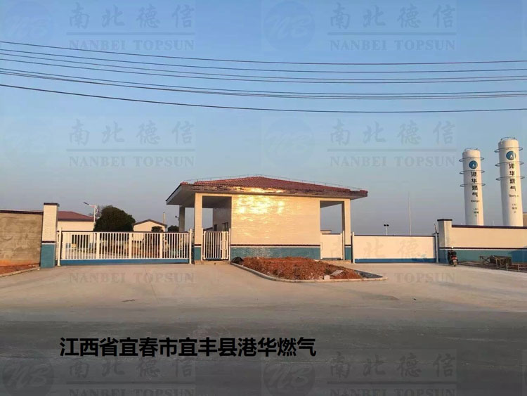 江西省宜春市宜豐縣港華燃?xì)?18系列智能無(wú)軌懸浮門案例 - 中出網(wǎng)-智能出入口門戶