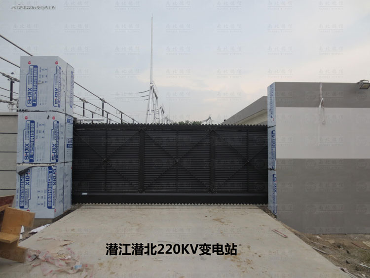 潛江潛北220kv變電站智能無(wú)軌懸浮門(mén)案例 - 中出網(wǎng)-智能出入口門(mén)戶