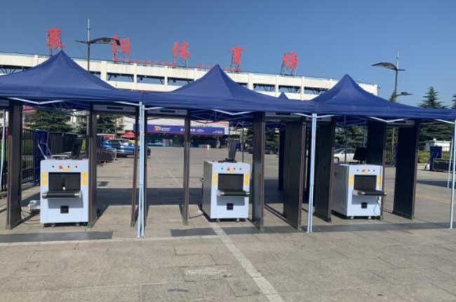 湖北省襄陽市諸葛亮廣場襄陽體育場6臺-TH5030安檢門案例 - 中出網(wǎng)-智能出入口門戶