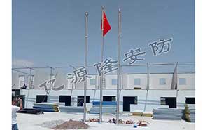 山西五建旗桿案例 - 中出網(wǎng)-智能出入口門戶