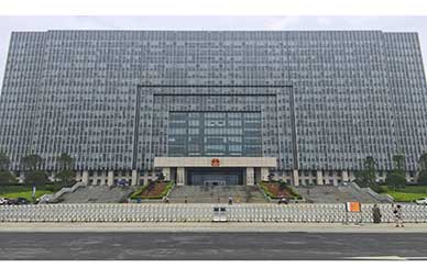 桂林市政府正大門(mén)電動(dòng)伸縮門(mén)案例