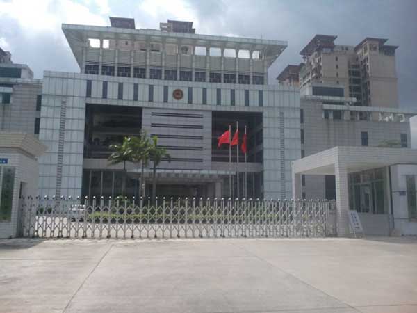 肇慶市人民防空辦公室電動伸縮門案例 - 中出網(wǎng)-智能出入口門戶