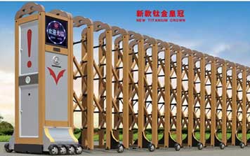 新款鈦金皇冠電動(dòng)伸縮門