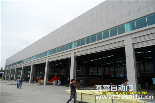 益陽沅江太陽鳥車間抗風(fēng)卷簾門案例 - 中出網(wǎng)-智能出入口門戶