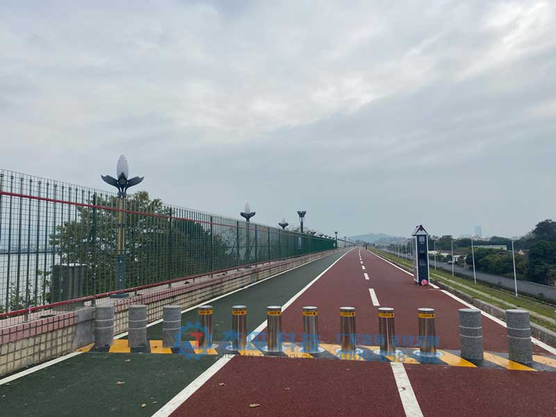 潮州市韓江健康步道升降柱項(xiàng)目 - 中出網(wǎng)-智能出入口門戶