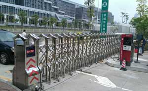 中建一局地鐵9號(hào)線(xiàn)伸縮門(mén)案例