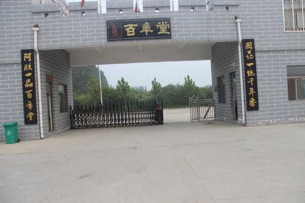 慶賀聊城出安智能伸縮門(mén)進(jìn)駐聊城百年堂阿膠