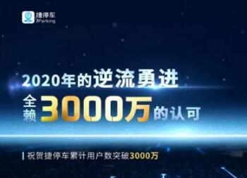 捷順科技累計(jì)用戶(hù)數(shù)突破30,000,000大關(guān)！