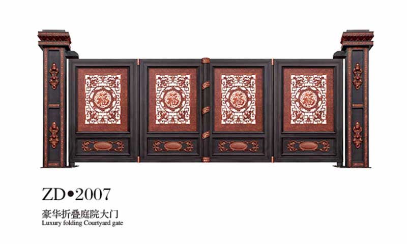 豪華折疊庭院大門(mén)ZD2007