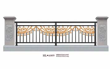 鋁藝護(hù)欄 - 別墅鋁藝陽(yáng)臺(tái)護(hù)欄HL6009
