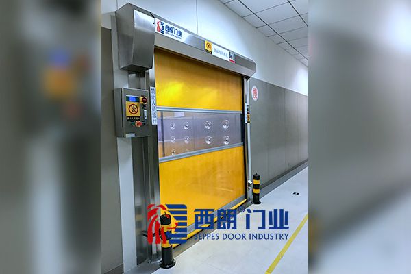 南通不銹鋼框的PVC快速卷簾門(mén)