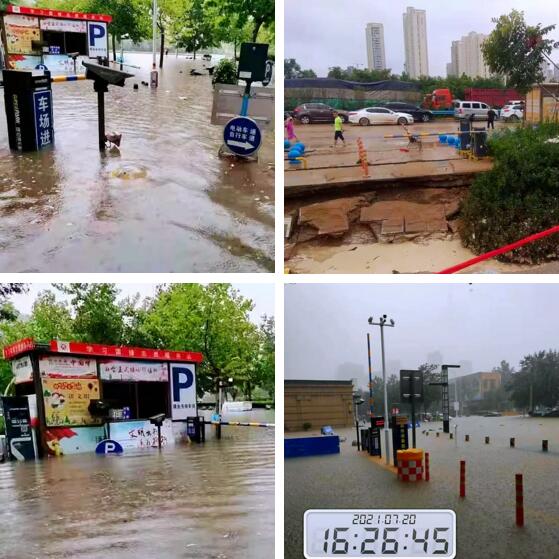 許多設備被雨水浸泡發(fā)生故障