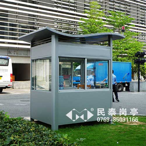 東莞圖書館保安崗亭工程案例 - 中出網(wǎng)-智能出入口門戶