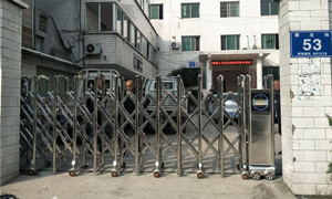 內(nèi)江市資中縣龍山鎮(zhèn)政府電動伸縮門案例