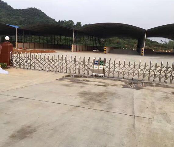 臨汾河西工業(yè)園區(qū)電動(dòng)伸縮門(mén)案例 - 中出網(wǎng)-智能出入口門(mén)戶