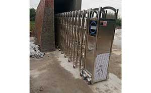 漢中城固縣沙河營垃圾處理廠電動伸縮門案例
