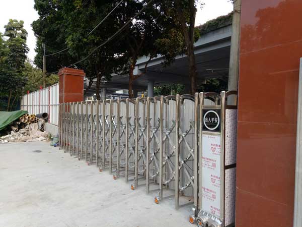 漢中漢通工程建設有限公司電動伸縮門案例 - 中出網-智能出入口門戶