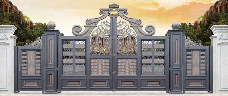 感恩英郡四號(hào)選擇了延安出安智能鋁藝大門