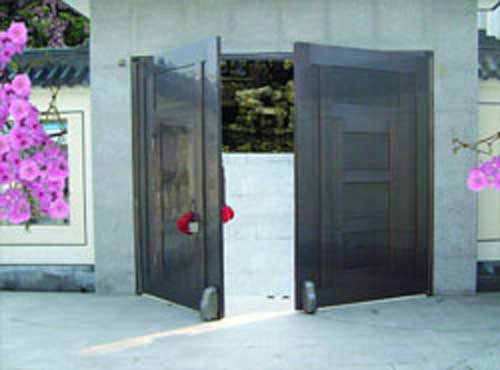 吳江橫扇獨(dú)院豪宅開門機(jī)案例 - 中出網(wǎng)-智能出入口門戶