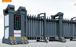 巴彥淖爾出安智能電動(dòng)伸縮門(mén)彰顯巴彥淖爾市醫(yī)院大門(mén)口形象