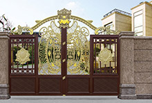 熱烈祝賀阜新出安智能鋁藝大門進駐阜新威尼斯花園