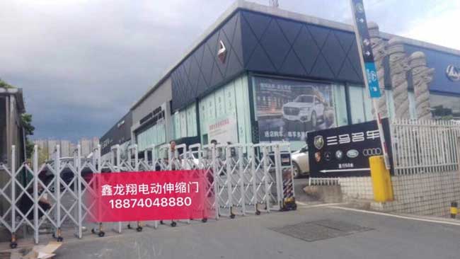 長沙星沙三馬名車電動(dòng)伸縮門案例 - 中出網(wǎng)-智能出入口門戶