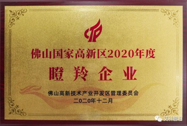 喜訊 | 艾科智泊榮獲佛山國(guó)家高新區(qū)瞪羚企業(yè)、領(lǐng)軍企業(yè)