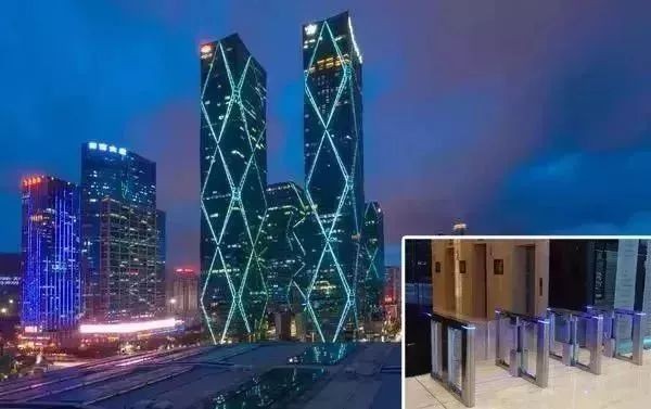 深圳皇崗商務(wù)中心通道閘案例 - 中出網(wǎng)-智能出入口門戶