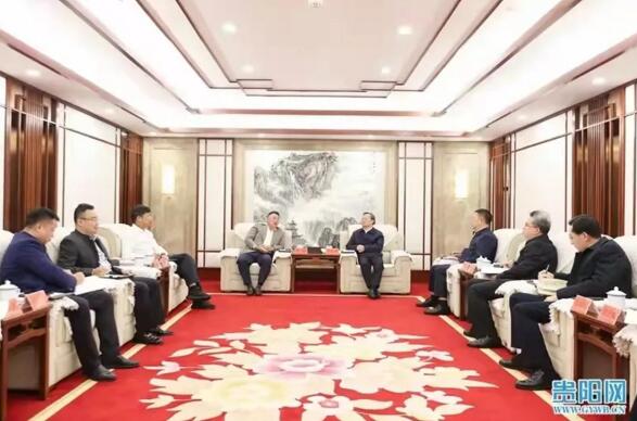 貴州省委常委、貴陽市委書記胡忠雄會(huì)見佳都科技集團(tuán)董事長劉偉一行