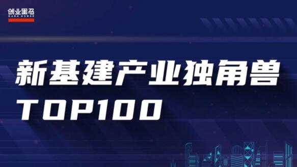 新基建產(chǎn)業(yè)獨(dú)角獸TOP100