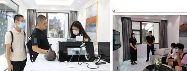 現(xiàn)場絡繹不絕的參觀者