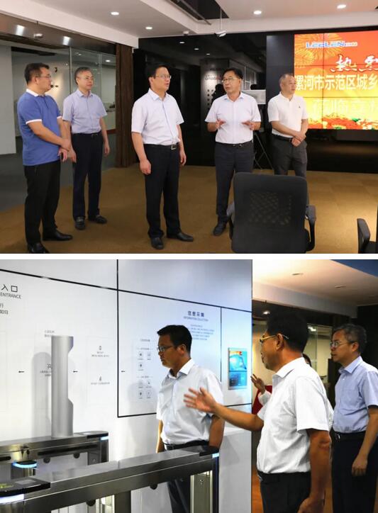 考察組首先來(lái)到立林展廳