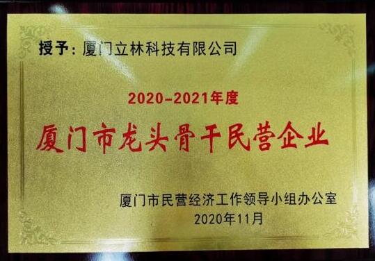 立林喜獲“龍頭骨干民營(yíng)企業(yè)”、“愛心廈門建設(shè)典型”雙料榮譽(yù)