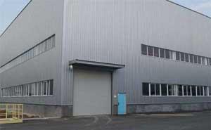 青島一汽工地工業(yè)門案例 - 中出網-智能出入口門戶