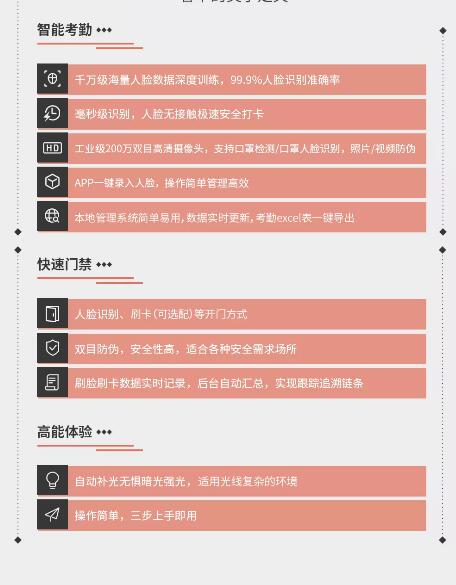 芊熠動態(tài)人臉門禁考勤機