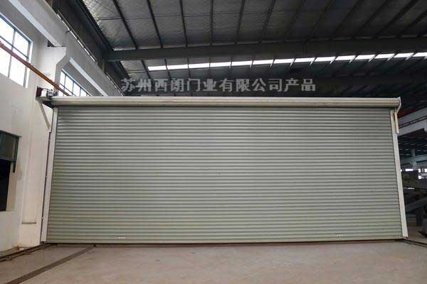 12米寬大型鋼制卷簾門(mén)