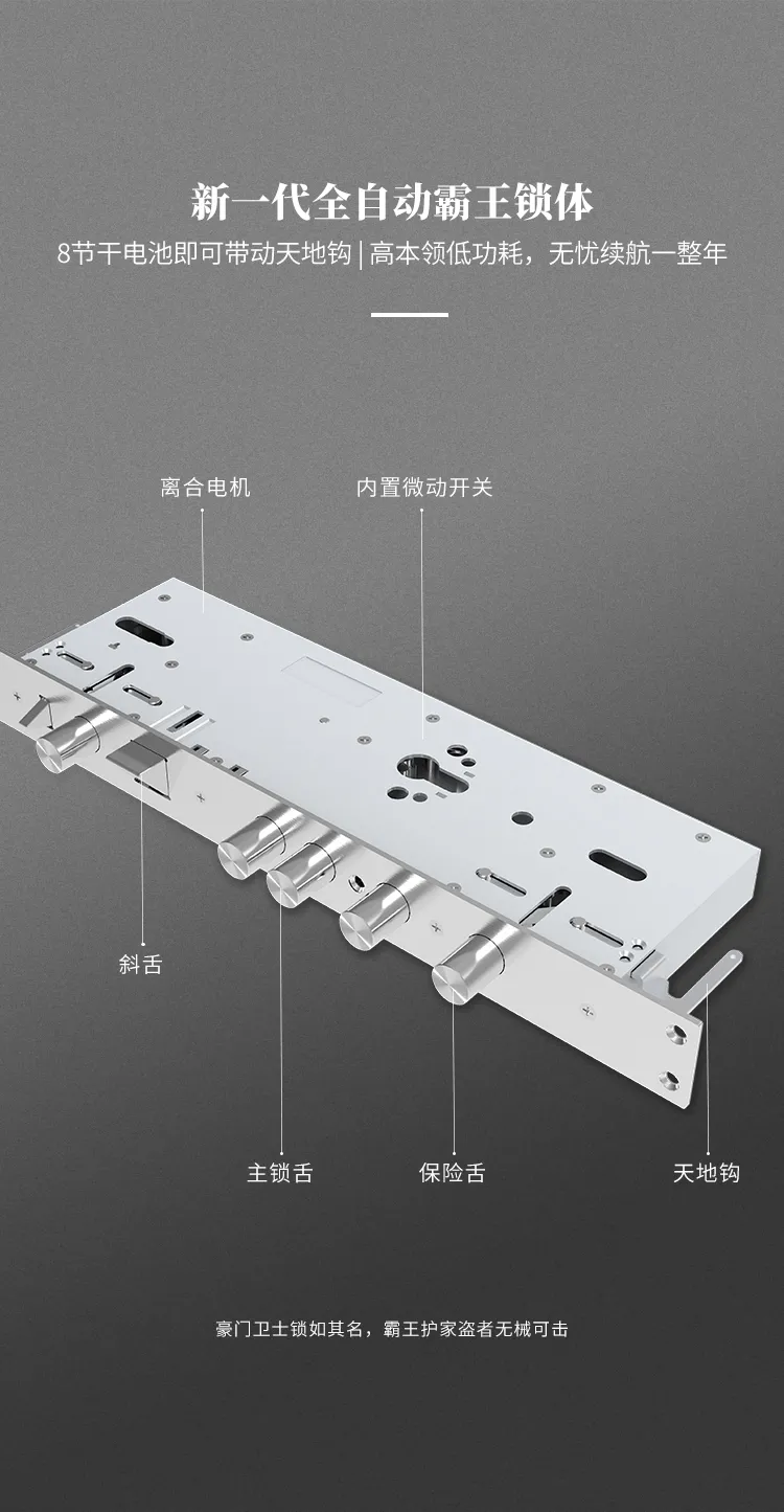 F8搭載全自動(dòng)霸王鎖體