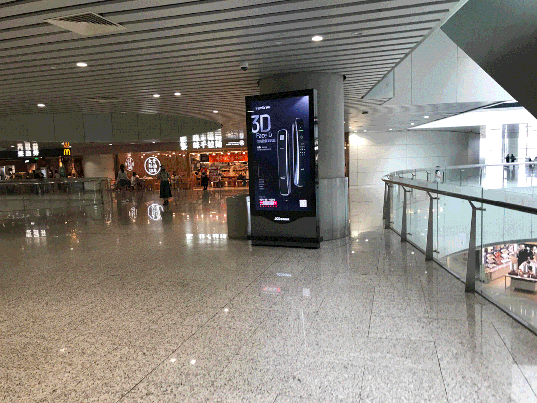 天能廣告投放·廣州白云機場T2航站樓分布